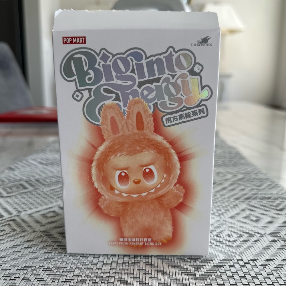 Pop Mart Biginto Energy Stuffed Animal - Orange